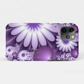 Abstracte bloemen en harten vallen in liefde Fract Case-Mate iPhone Case (Achterkant (horizontaal))