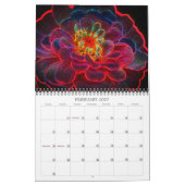 Abstracte bloemen en Natuur kunst Kalender (Feb 2027)