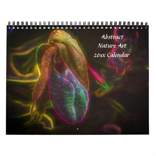 Abstracte bloemen en Natuur kunst Kalender (Hoes)