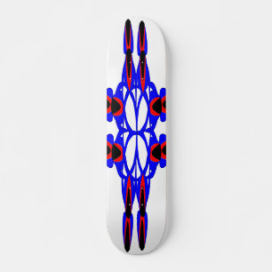 Abstracte bloemen en pijlen Skateboard