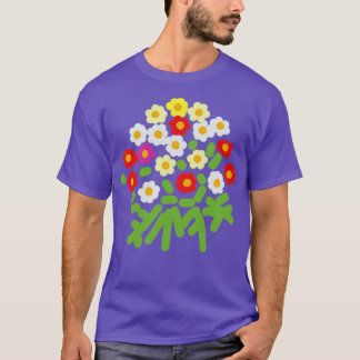 Abstracte Bloemen en Varens voor Moeders T-shirt