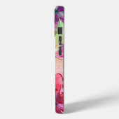Abstracte bloemen en warme Waterverf Case-Mate iPhone Case (Achterkant / Links)