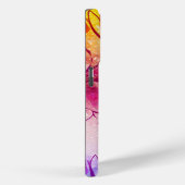 Abstracte bloemen en warme Waterverf Case-Mate iPhone Case (Achterkant / Rechts)