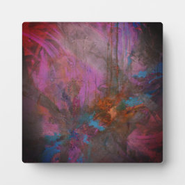 Abstracte bloemen fotoplaat