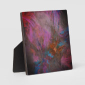 Abstracte bloemen fotoplaat (Voorkant)