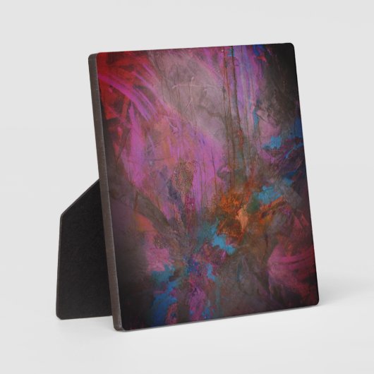 Abstracte bloemen fotoplaat (Voorkant)