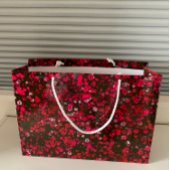 Abstracte bloemen groot cadeauzakje