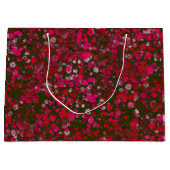 Abstracte bloemen groot cadeauzakje (Voorkant)