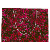 Abstracte bloemen groot cadeauzakje (Achterkant)