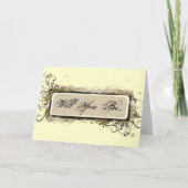 Abstracte Bloemen is Mijn Bruidsmeisje (Voorkant)