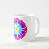 Abstracte Bloemen Koffiemok (Voorkant rechts)