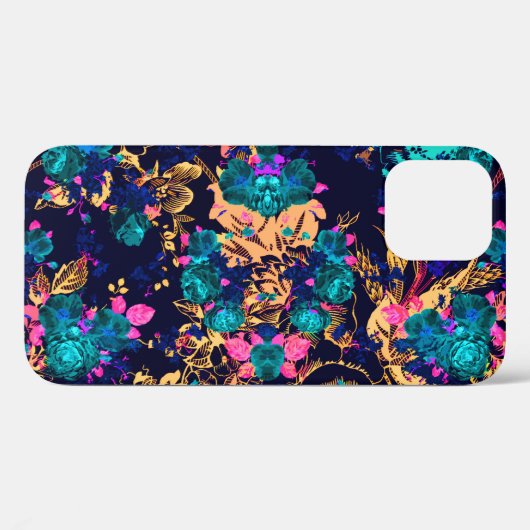 Abstracte bloemen, kotskeertje Case-Mate iPhone case (Achterkant (horizontaal))