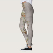 Abstracte bloemen leggings (Links)