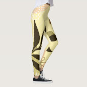 Abstracte bloemen Leggings - Comfortabel en uniek (Rechts)