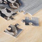 Abstracte Bloemen Legpuzzel (Zijkant)