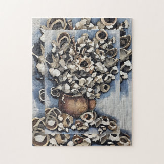Abstracte Bloemen Legpuzzel