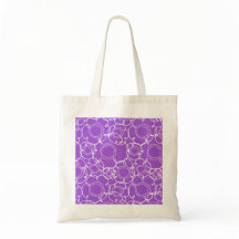 ABSTRACTE BLOEMEN MATRIX PURPER