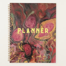 Abstracte bloemen met rood roze en goud