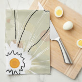 Abstracte Bloemen Microvezel Keukendoek Theedoek (Quarter Fold)