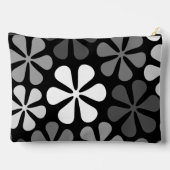 Abstracte bloemen monochroom etui (Achterkant)