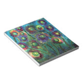 Abstracte Bloemen Notitieblok (Schuin)