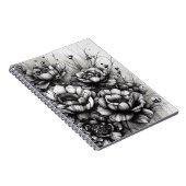 Abstracte bloemen | Notitieboek Journal (Rechterzijde)