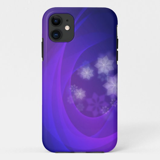 Abstracte bloemen op gevouwen Indische achtergrond Case-Mate iPhone Case (Achterkant)