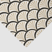 Abstracte bloemen patroon van de bloemen van de zw tissuepapier (Detail)