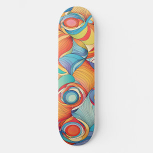Abstracte Bloemen Persoonlijk Skateboard