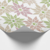 Abstracte bloemen romantisch patroon cartoon p cadeaupapier (Hoek)