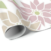 Abstracte bloemen romantisch patroon cartoon p cadeaupapier (Rol Hoek)