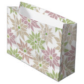 Abstracte bloemen romantisch patroon cartoon p groot cadeauzakje (Voorkant Gekanteld)