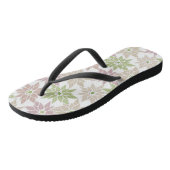 Abstracte bloemen romantisch patroon cartoon teenslippers (Schuin)