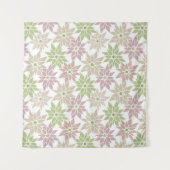 Abstracte bloemen romantisch patroon cartoon wandkleed (Voorkant (horizontaal))
