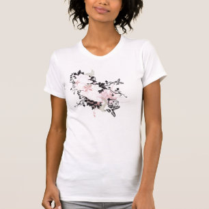 Abstracte bloemen T-Shirt