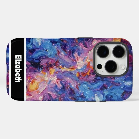  Abstracte Bloemen Telefoon Hoesje (Achterkant (horizontaal))