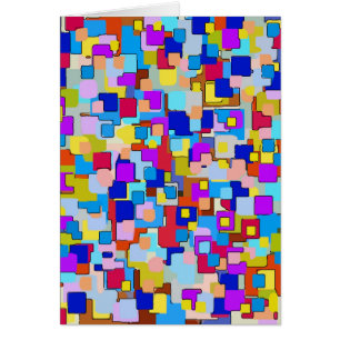 Abstracte bloemen vierkant