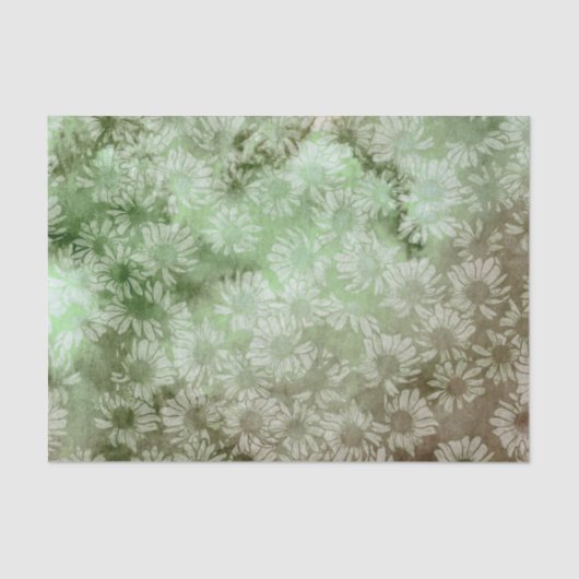 Abstracte bloemen voor bloementeelt tissuepapier (Voorkant)