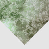 Abstracte bloemen voor bloementeelt tissuepapier (Detail)