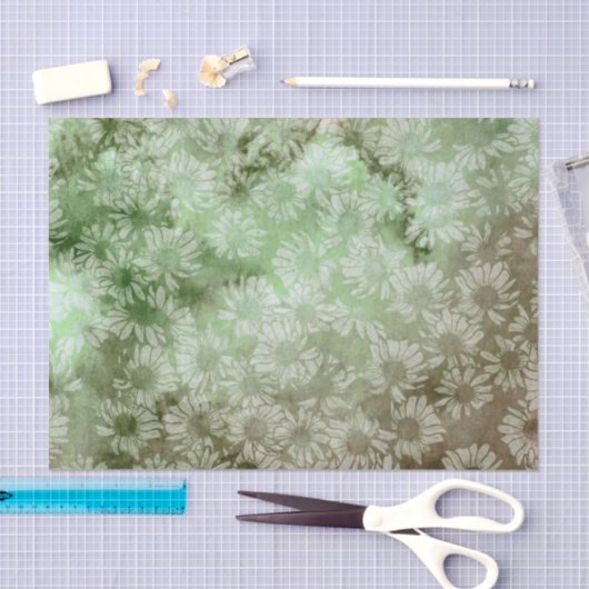 Abstracte bloemen voor bloementeelt tissuepapier (Craft)