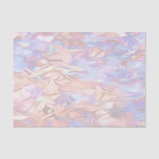 Abstracte Bloemen Waterverf 35% Tissuepapier (Voorkant)