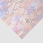 Abstracte Bloemen Waterverf 35% Tissuepapier (Detail)