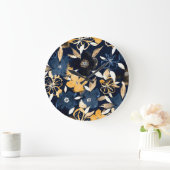 Abstracte bloemen: Waterverf Herhalingspatroon Grote Klok (Huis)