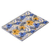 Abstracte Bloemen: Waterverf Modern Pattern Notitieboek (Linkerzijde)