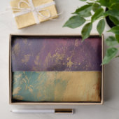 Abstracte bloemendamask decoupage juweeltonen tissuepapier (Geschenk)