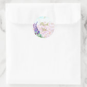 Abstracte bloemendank u Sticker (Tas)