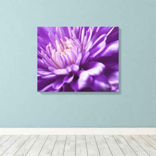 Abstracte bloemendoek Print (Insitu (Houten vloer))