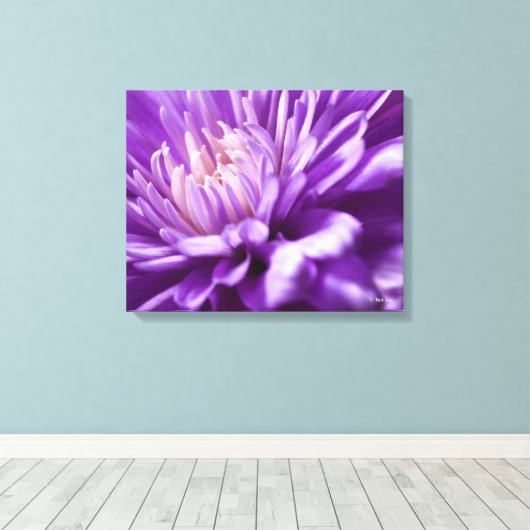 Abstracte bloemendoek Print (Insitu (Houten vloer))