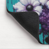 Abstracte bloemendruppels muismat (Hoek)