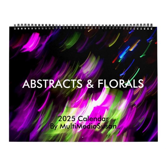 Abstracte & Bloemenkalender 2025 - MultiMediaSusan Kalender (Hoes)
